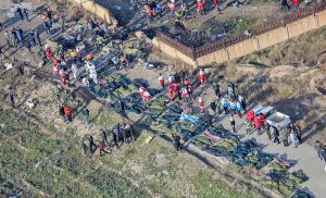 تصاویر ماهواره های آمریکایی از محل سقوط هواپیمای اوکراینی