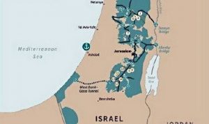 نقشه‌ مدنظر ترامپ از اسرائیل و فلسطین را ببینید