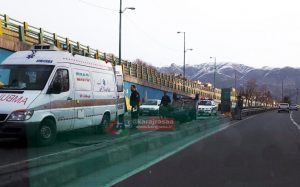 واژگونی خودروی پراید در کرج + عکس