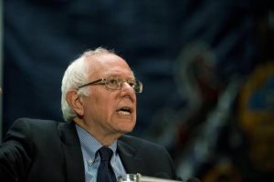 سخنرانی روحانی قزوینی در کمپین انتخاباتی برنی سندرز