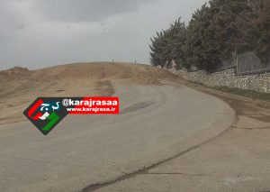 جاده روستای برغان مسدود شد + عکس