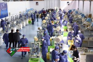 افتتاح بزرگترین کارخانه تولید ماسک جنوب غربی آسیا در اشتهارد