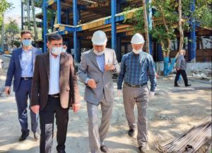 بازدید استاندار البرز از روند تکمیل اولین هتل ۵ ستاره البرز