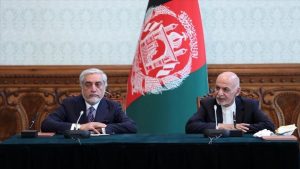 پایان بن بست سیاسی در افغانستان با تقسیم قدرت میان غنی و عبدالله