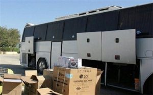 کشف لوازم آرایشی و البسه قاچاق در آزادراه کرج – تهران