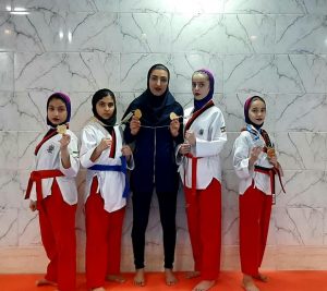 درخشش دختران کرجی در مسابقات آنلاین بین المللی تکواندو
