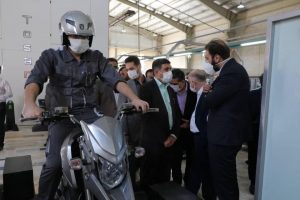 بازدید استاندار البرز از واحد تولید موتورسیکلت های برقی در کرج