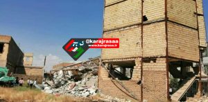 یک کشته و یک مصدوم در پی ریزش آوار در منطقه چهارباغ + عکس