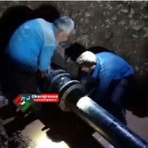 بی احتیاطی پیمانکار گاز در شهر جدید هشتگرد ۴۰۰۰ خانوار را بی آب کرد