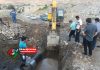 شکستن خط توزیع اصلی آب توسط پیمانکار شهرداری