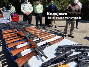 اموال کشف شده از سارقین حرفه ای در البرز