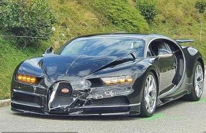 تصادف ۸۰ میلیارد تومانی بوگاتی، پورشه و مرسدس بنز