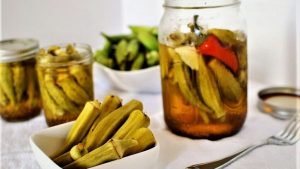 طرز تهیه ترشی بامیه | ساده ترین روش درست کردن ترشی