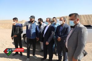 بازدید دادستان کرج به منظور حل مشکلات مرکز دفن زباله حلقه دره
