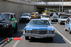 رژه موتورسواران و اتومبیلرانان استان البرز در کرج برگزار شد