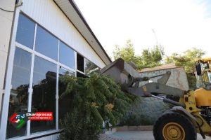 تخریب بناهای غیرمجاز در روستای «هلجرد» کرج