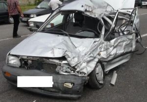 برخورد پراید با نیوجرسی، جان سرنشین را گرفت