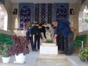 تجدید میثاق بخشدار مرکزی کرج با شهدا در روستای دروان