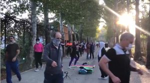 شرکت گروه ورزشی ماهان در چالش روز جهانی پیاده روی