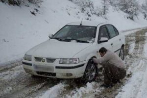 تردد بدون زنجیر چرخ در جاده کرج – چالوس ممنوع است