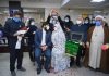 تازه عروس و دامادی که زندگی خود را با تجلیل از پرستاران آغاز کردند + عکس