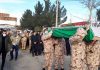 پیکر مطهر جانباز دفاع مقدس در کرج تشییع شد