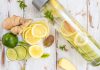طرز تهیه دتاکس واتر چربی سوز لیمو زنجبیل