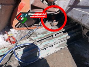 نجات معجزه آسای راننده جرثقیل در آزادراه تهران – شمال + عکس
