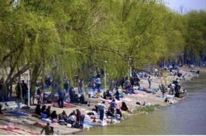 مسافران در حاشیه رودخانه های البرز  اتراق نکنند