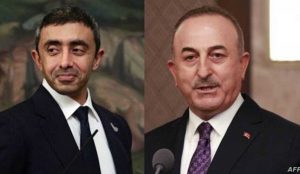 وزیران خارجه ترکیه و امارات بعد از ۴ سال تماس گرفتند