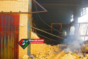 حادثه آتش سوزی در کارگاه چوب بری در کرج مهار شد