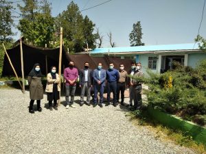 برپایی سیاه چادر در اداره منابع طبیعی و آبخیزداری شهرستان کرج