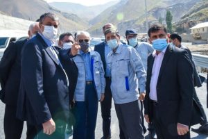 مسوولان کشوری آخرین وضعیت آزادراه تهران – شمال را بررسی کردند