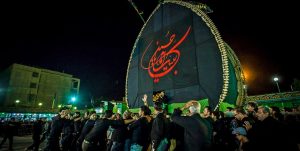 مراسم نخل گردانی در زینبیه کرج