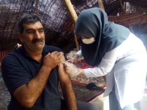 طرح واکسیناسیون عشایر البرز علیه ویروس کرونا در حال اجرا است
