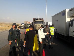 اجرای طرح ممنوعیت تردد خودرویی در ساوجبلاغ