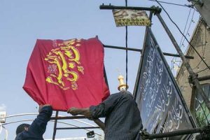 چهل دیگ سنت قدیمی تنکمان در شب تاسوعا + ویدئو