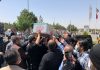 پیکر شهید اینانلو در منطقه ویژه اقتصادی پیام البرز تشییع شد