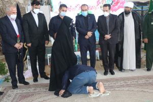 بخشش قاتل به حرمت پرچم امام رضا (ع) و پیکر شهید گمنام در البرز