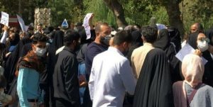 طرفداران طالبان در مشهد و هواداران مسعود در تهران تجمع کردند