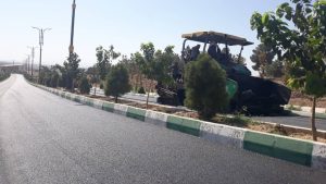 بخشی از معابر شهر جدید هشتگرد بهسازی و آسفالت شد