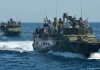 تعقب و گریز قایق های آمریکایی توسط نیروی دریایی سپاه