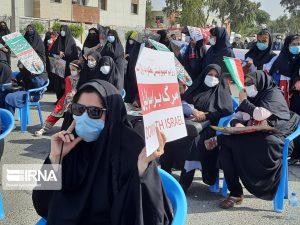 خشم انقلابی البرزی ها در روز ملی مبارزه با استکبار