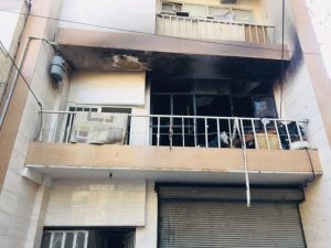 انفجار گاز و آتش سوزی در اسلام آباد کرج یک مصدوم داشت
