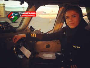 آسمان ایران، زیر پای یک زن | مسافران ذوق می‌کنند خلبان یک زن است