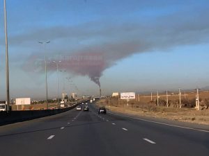 عکس؛ مازوت سوزی در نیروگاه شهید رجایی قزوین