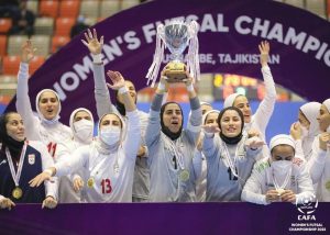 قهرمانی تیم ملی فوتسال زنان در کافا + عکس