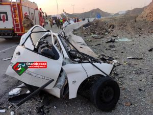 برخورد با نیوجرسی ۲۰۶ را تکه تکه کرد / زن و مرد جوان جان باختند