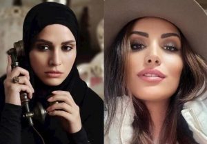 تفاوت پوشش بازیگر لبنانی نجلا در سریال و واقعیت + عکس