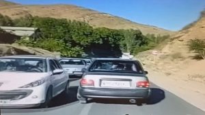 پراید متخلف جاده برغان در کرج توقیف شد